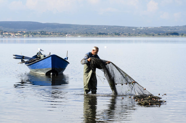 Pescatore, Laguna S. Antioco